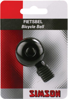 fietsbel Mini 32 mm zwart aluminium