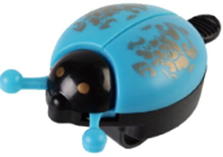 Fietsbel Ring Kever Cartoon Fietsen Bell Mooie Kids Lieveheersbeestje Bell Ring Voor Bike Rijden Hoorn Alarm Fiets Accessoires blauw