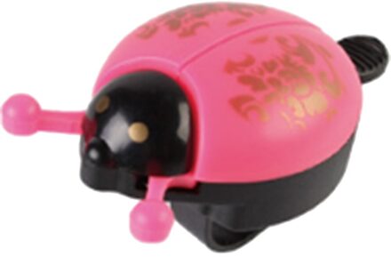 Fietsbel Ring Kever Cartoon Fietsen Bell Mooie Kids Lieveheersbeestje Bell Ring Voor Bike Rijden Hoorn Alarm Fiets Accessoires roze