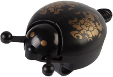 Fietsbel Ring Kever Cartoon Fietsen Bell Mooie Kids Lieveheersbeestje Bell Ring Voor Bike Rijden Hoorn Alarm Fiets Accessoires zwart