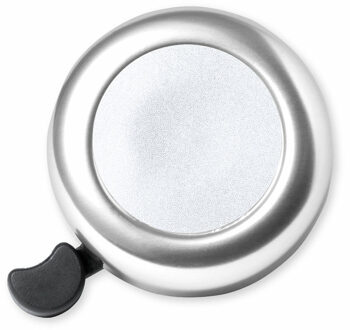 Fietsbel Ring - metallic zilver - Dia 5.5 cm - Aluminium - verstelbaar