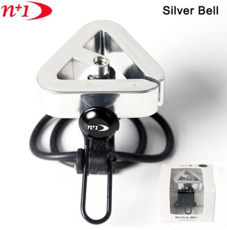 Fietsbel Road Mountainbike Hoorn Alarm Fietsen Driehoek Stuur Ring Bell Hoge Decibel Sirene Fiets Accessoires Sliver Bell