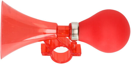 Fietsbel - toeter - kinderfiets - rood - 15 x 7 cm - fietsaccessoires - Fietsbellen
