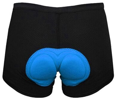 Fietsbroek Ondergoed Dikker Siliconen Ademende Quick Dry Wicking Mountainbike Panty Shorts Fiets Toegang L