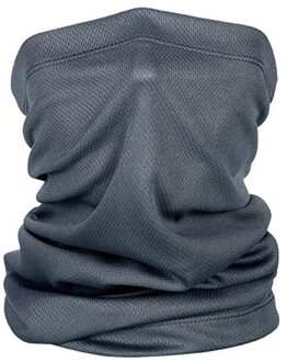 Fietsen Absorberen Zweet Rijden Sjaal Gezichtsmasker Neck Gaiter Balaclava Bandana Sjaal Hoofdbanden Mannen Vrouwen Motorfiets Gezichtsmasker grijs