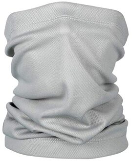 Fietsen Absorberen Zweet Rijden Sjaal Gezichtsmasker Neck Gaiter Balaclava Bandana Sjaal Hoofdbanden Mannen Vrouwen Motorfiets Gezichtsmasker licht grijs