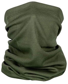Fietsen Absorberen Zweet Rijden Sjaal Gezichtsmasker Neck Gaiter Balaclava Bandana Sjaal Hoofdbanden Mannen Vrouwen Motorfiets Gezichtsmasker olijf- groen