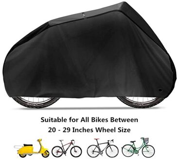 Fietsen Accessoires 190T Nylon Fiets Cover Waterdichte Anti Dust Regen Uv-bescherming Met Lock-Gaten Opbergtas Bike cover