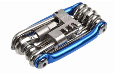 Fietsen Accessoires Mini Repair Tool 11 In 1 Fiets Weg Mountainbike Tool Fietsen Multi Repair Tools blauw