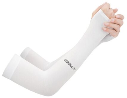 Fietsen Arm Warmers Zomer Ijs Stof Running Manchetten Cover Unisex Ademend Zon Bescherming Volleybal Fietsen Mouwen zwart