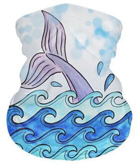 Fietsen Bandana Cartoon Meisje Bloem Tijger Koele Nek Gaiter Outdoor Stofdicht Magic Hoofdband Sjaal Ademend Zonnebrandcrème Gezichtsmasker 3