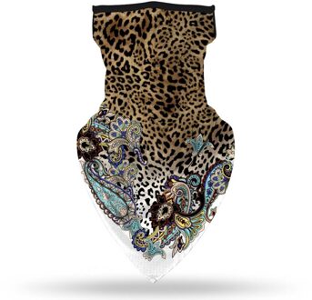 Fietsen Bandana Outdoor Outdoor Print Naadloze Oor Masker Sport Sjaal Neck Tube Gezicht Stof Rijden Masker Camping Wandelen Sjaals