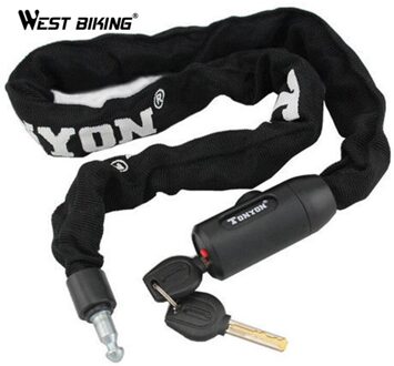 Fietsen Bike Bloquear 90Cm Anti-Diefstal Zwart Staal Fiets Ciclismo Bloccare Keten Mountainbike Elektrische Motorfiets Kettingslot