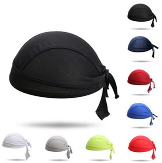 Fietsen Cap Vrouwen Mannen Bike Hoed Ciclismo Fietshelm Cap Zwart Fiets Hoofd Sjaal MTB Team Piraat Sjaal Hoofdband Hoofddeksels wit