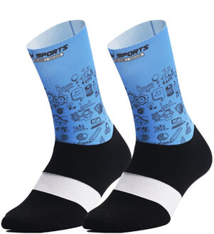 Fietsen Concurrerende Road Race Sport Sokken Bergbeklimmen Camping Basketbal Voetbal Outdoor Sport Fiets Sokken 5