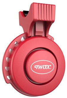 Fietsen Elektrische Hoorn 120 dB USB Opgeladen Waterdichte Stuur MTB Racefiets Geluiden Alarm Fietsbel Fietsen Accessoires Rood