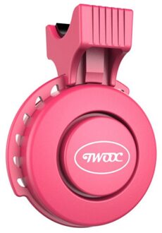Fietsen Elektrische Hoorn 120 dB USB Opgeladen Waterdichte Stuur MTB Racefiets Geluiden Alarm Fietsbel Fietsen Accessoires Roze