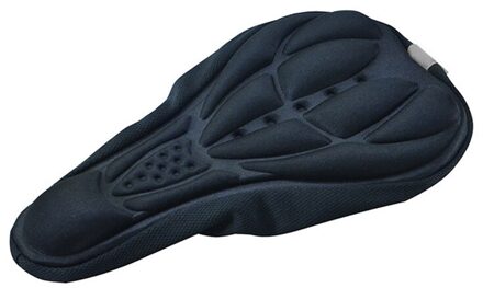 Fietsen Fiets Silicone Zadel Seat Cover Silica Gel Kussen Soft Pad CMG786 zwart