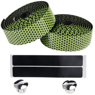 Fietsen Fiets Sport Stuur Tape Faux Lederen Wrap Bar Plug Antislip Road Sports Bike Handvat Wraps