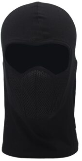 Fietsen Hoed Masker Outdoor Winddicht Ski Wandelen Hoed Winter Warmer Unisex Fietsen Bivakmuts Volgelaatsmasker Sjaal Cap Chapeau zwart