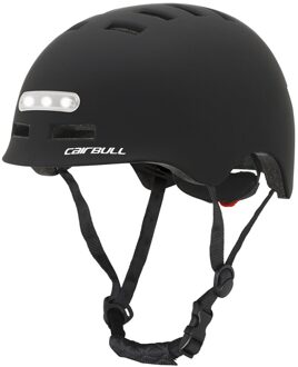 Fietsen Led Smart Achterlicht Fiets Volwassen Helm Fiets Kid Helm Mountain Road Scooter Voor Xiaomi Sport Urban Helm zwart
