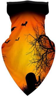 Fietsen Masker Halloween Sjaal Half Gezichtsmasker Unisex Sport Hoofddeksels Warmer Bandana G3R1 05