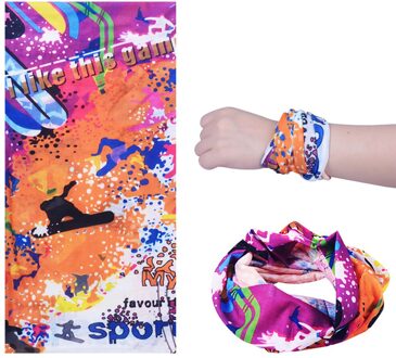 Fietsen Motorfiets Hoofd Sjaal Halswarmer Gezichtsmasker Ski Bivakmuts Hoofdband Magic Bandana Mannen En Vrouwen Naadloze Hoofdband Cyclin