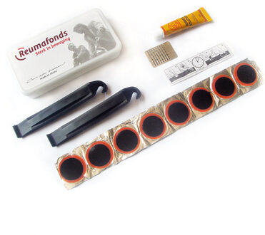 Fietsen Punctie Reparatie Tools Repareren Tire Kit Met Lijm 25Mm Fiets Band Patch Ronde Fiets Band Band Rubber Patch stuk 48Pcs