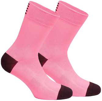 Fietsen Sokken Motorrijden Sneldrogend Winter Warm Thermische Ski Nylon Sport Snowboard Ski Voetbal Voor Mannen Vrouwen Apparatuur roze