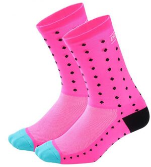 Fietsen Sport Sokken Alle Seizoenen Ademend Mesh Vrouwen Mannen Fietsen Running Outdoor Camping Wandelen Basketbal Sokken 04