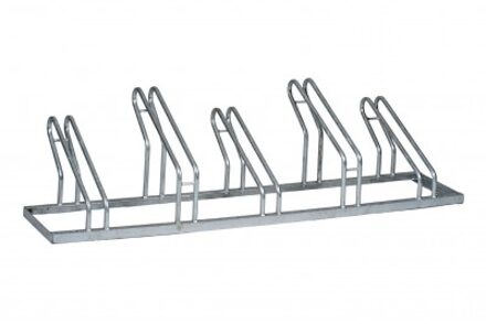 Fietsenrek 5 Fietsen Hoog Laag Gegalvaniseerd Staal Black