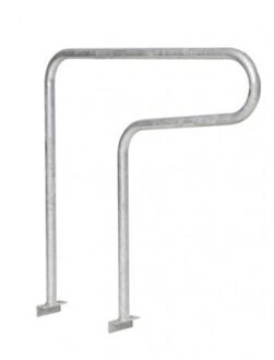 Fietsenrek Aanleunbeugel Gegalvaniseerd Staal Black