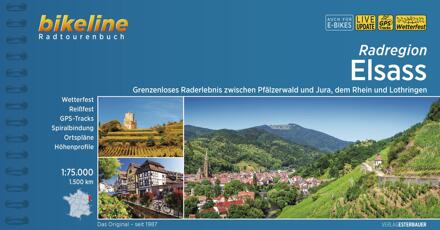 Fietsgids Bikeline Elsass - Elzas | Esterbauer