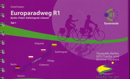 Fietsgids Europaradweg R1 deel 1: Berlijn - Litouwen | IS Radweg