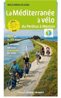 Fietsgids Méditerranée à vélo du Perthus à Menton | Editions Ouest-France