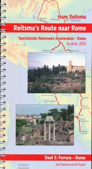 Fietsgids Reitsma's Route naar Rome - deel 3 Ferrara - Rome | Pirola