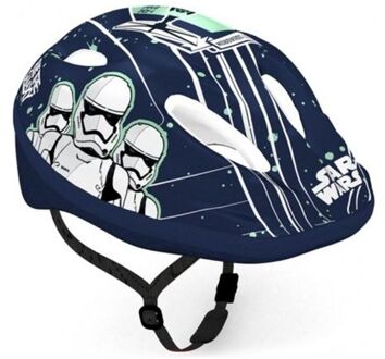fietshelm Stormtrooper jongens donkerblauw maat 52/56 cm