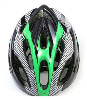 Fietshelm Ultralight Cover Racefiets Helm Integraal Mold Fietshelm Fietsen Veilig Cap DO2 groen zwart