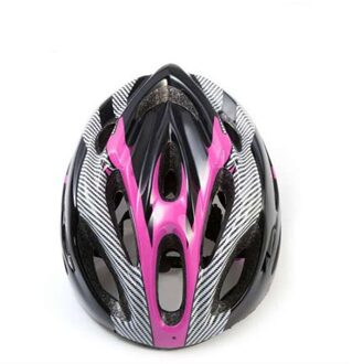 Fietshelm Ultralight Cover Racefiets Helm Integraal Mold Fietshelm Fietsen Veilig Cap DO2 roze zwart