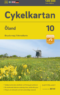 Fietskaart 10 Cykelkartan Öland - Oland | Norstedts