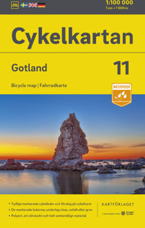Fietskaart 11 Cykelkartan Gotland | Norstedts