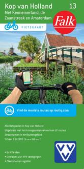 Fietskaart 13. Kop Van Holland - Falkplan Fietskaart