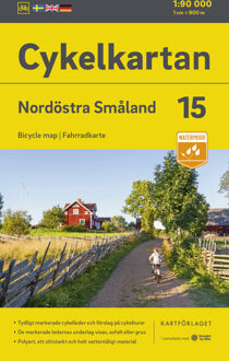 Fietskaart 15 Cykelkartan Nordöstra Småland - noordoost Smaland | Norstedts