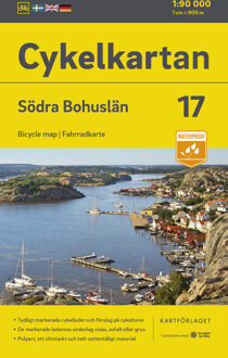 Fietskaart 17 Cykelkartan Södra Bohuslän - Bohuslän South | Norstedts