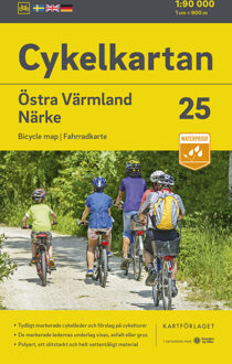 Fietskaart 25 Cykelkartan Östra Värmland - Närke - oost Varmland | Norstedts