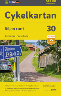 Fietskaart 30 Cykelkartan Siljan runt - Siljan Meer | Norstedts