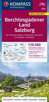 Fietskaart 3336 Berchtesgadener Land - Salzburg | Kompass