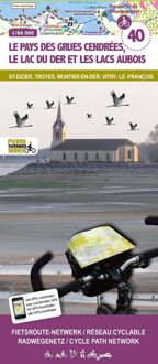 Fietskaart 40 Fietsroute-Netwerk Le Pays des Grues Cendrees, Le lac de Der et les lacs Aubois - Frankrijk | Sportoena