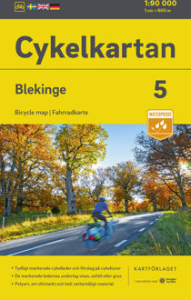 Fietskaart 5 Cykelkartan Blekinge | Norstedts