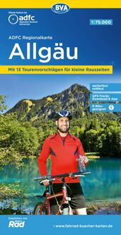 Fietskaart ADFC Regionalkarte Allgau | BVA BikeMedia